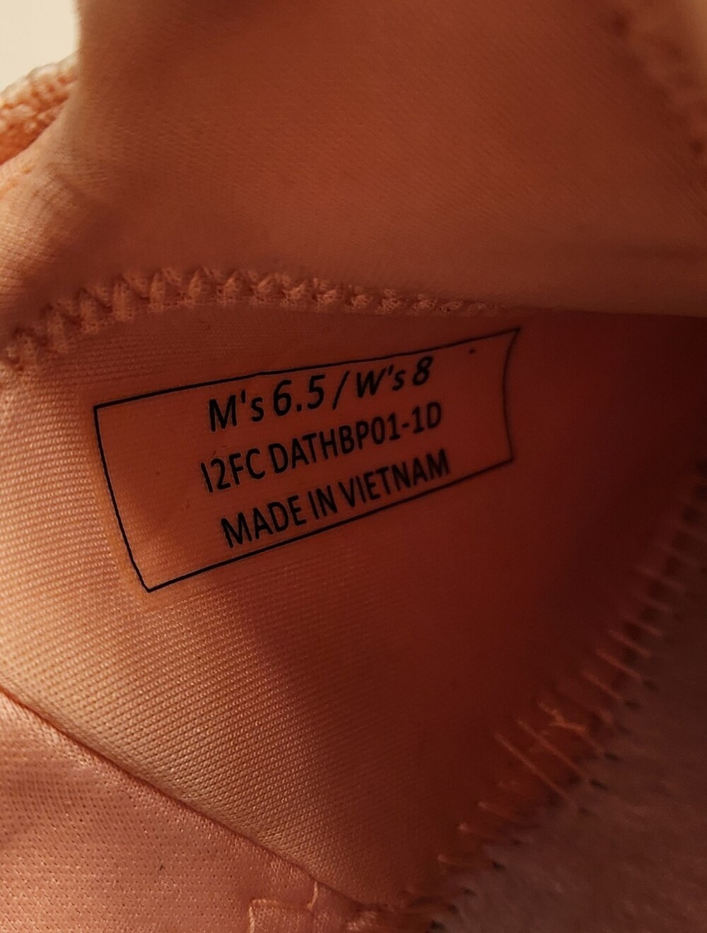 Kizik Women’s Knit Lace-Up Sneakers in Peach Size 8 Easy Step In Shoe - Picture 6 of 7